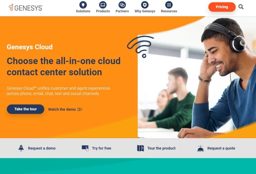 Genesys all-in-one cloud contact solutions to enhance agents experiences.
